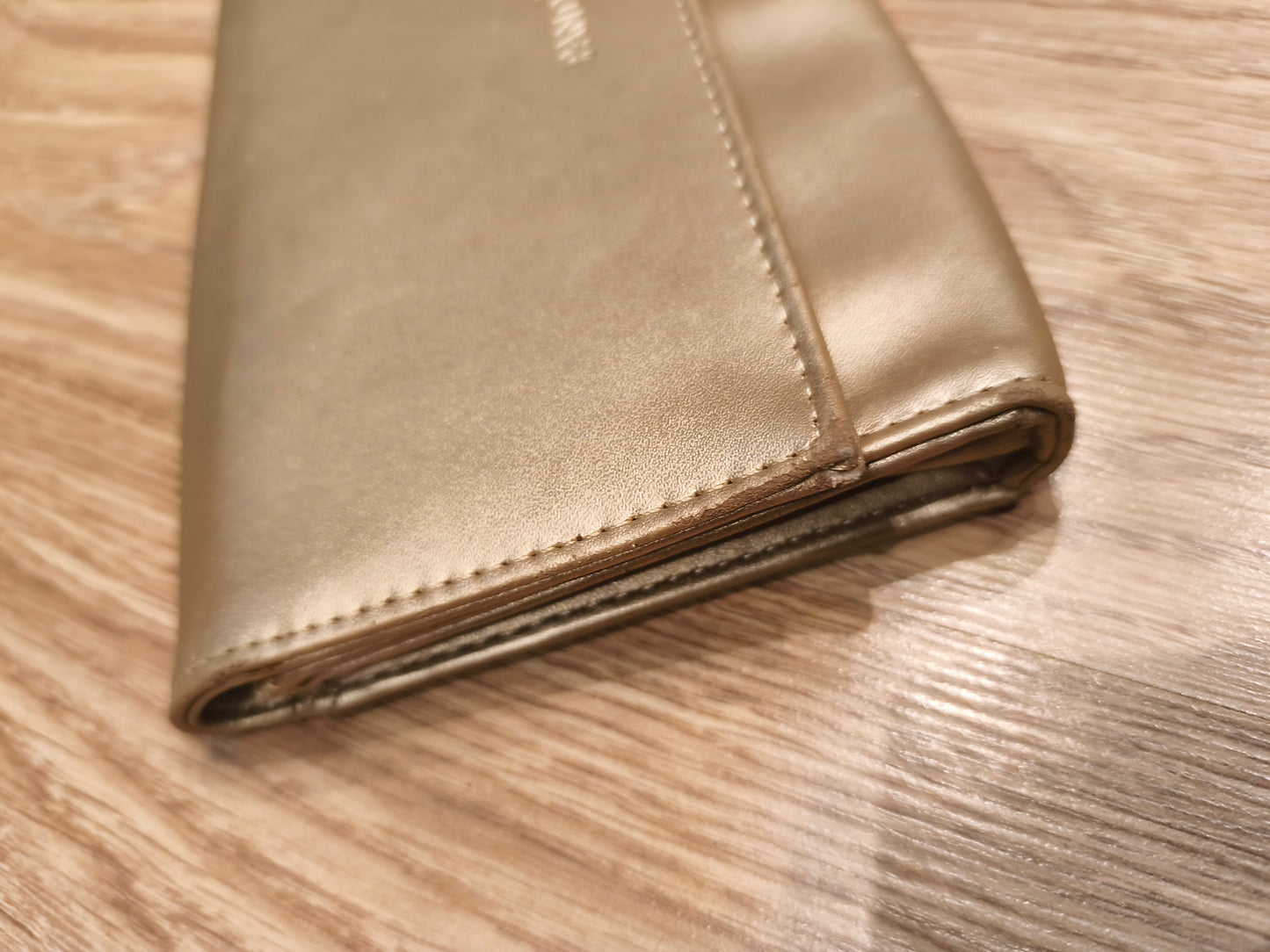 Genuine Pandora Metallic Gold Jewelry Travel Case | Folding Clutch Organizer