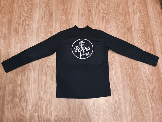 Nike Dri-Fit Innstrandens IL Bodo Youth XL 1/4 Zip Drill Top Peppes Pizza Black