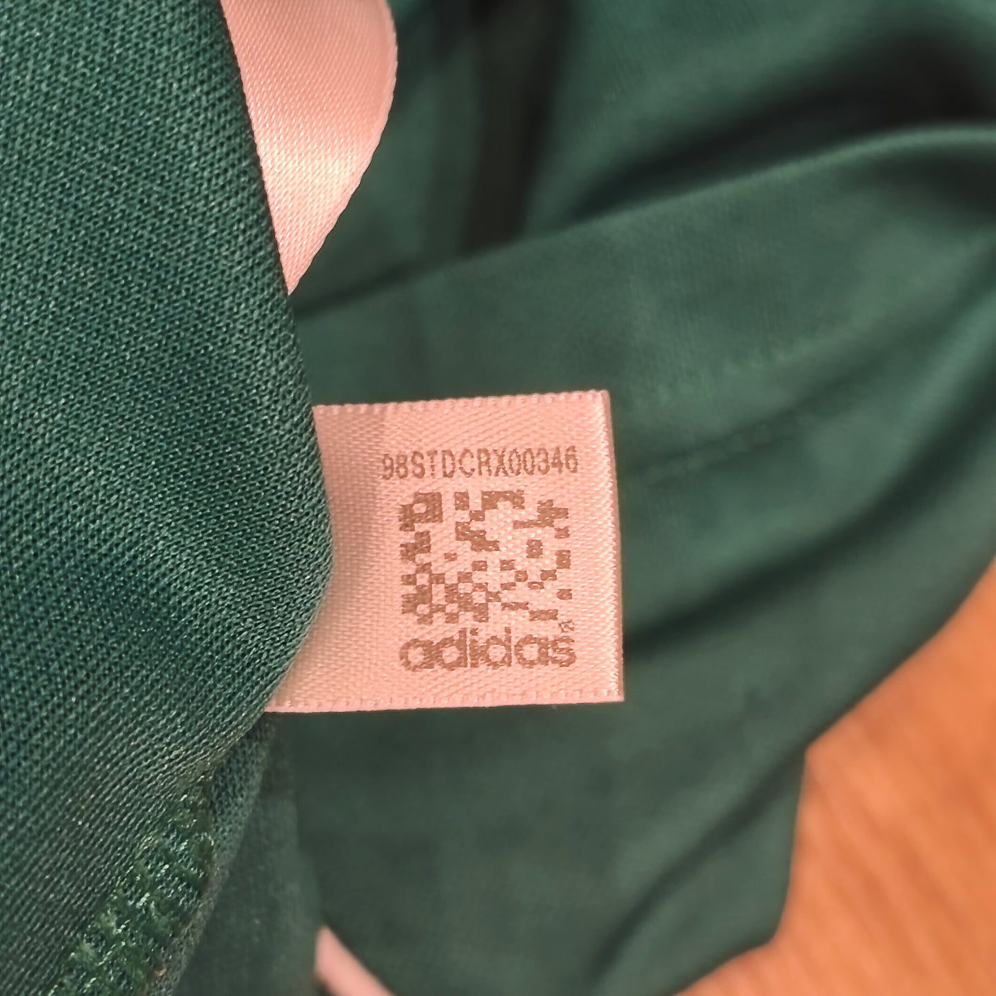Adidas Mens Green Climalite Short Sleeve Soccer Jersey Shirt Keuda Tuusula #4