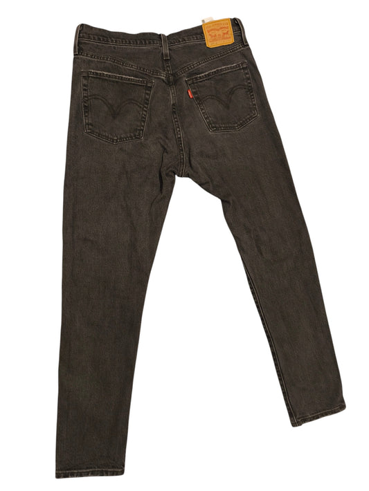 Levi's 501 Skinny Women's Jeans W29 L30 Faded Black Button Fly 501S