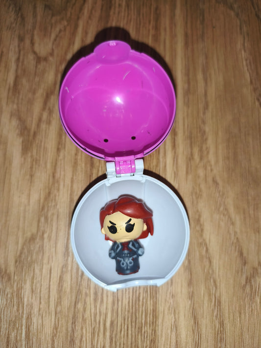 Pokémon Love Ball Toy Case with Marvel Black Widow Mini Figure Set