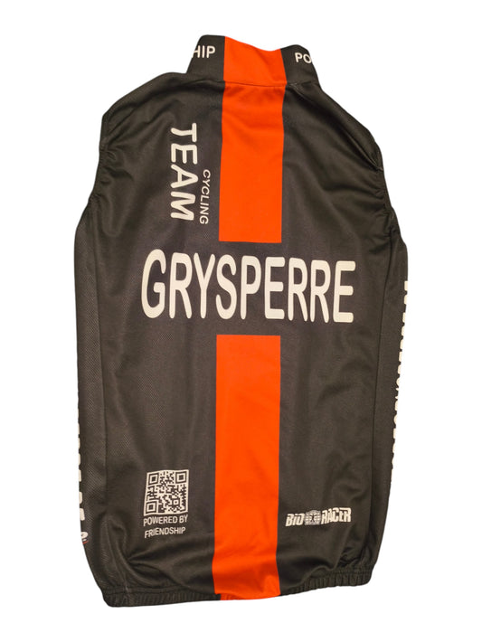 Bioracer Grysperre Cycling Vest Gilet Mens Size S Small Bike Jersey Sleeveless