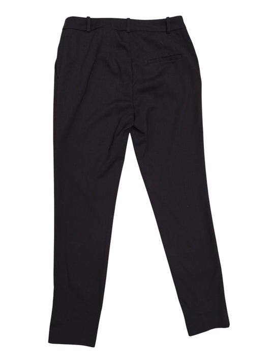 H&M Women's Black Textured Dress Pants Slim Cigarette Trousers Size EUR 34 US 4