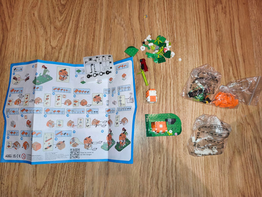 Professor Puzzle Little Bricks - Tiger Construction Toy Set