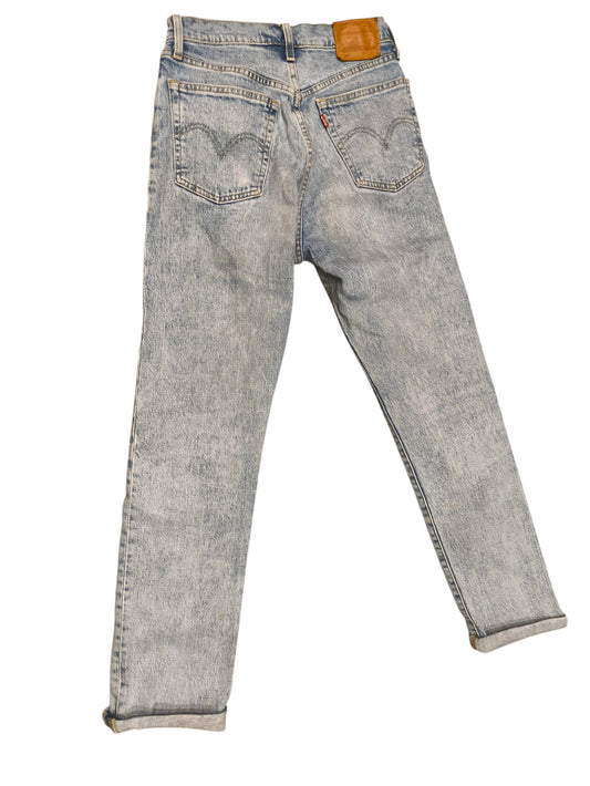 Levi's Premium 501 Crop 25x30 Light Distressed