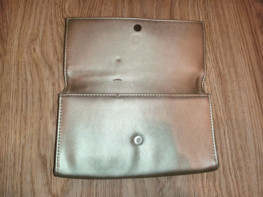 Genuine Pandora Metallic Gold Jewelry Travel Case | Folding Clutch Organizer