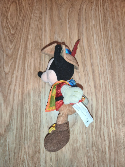 Vintage Disney Mickey Mouse "The Three Musketeers" Promotional Plush Toy
