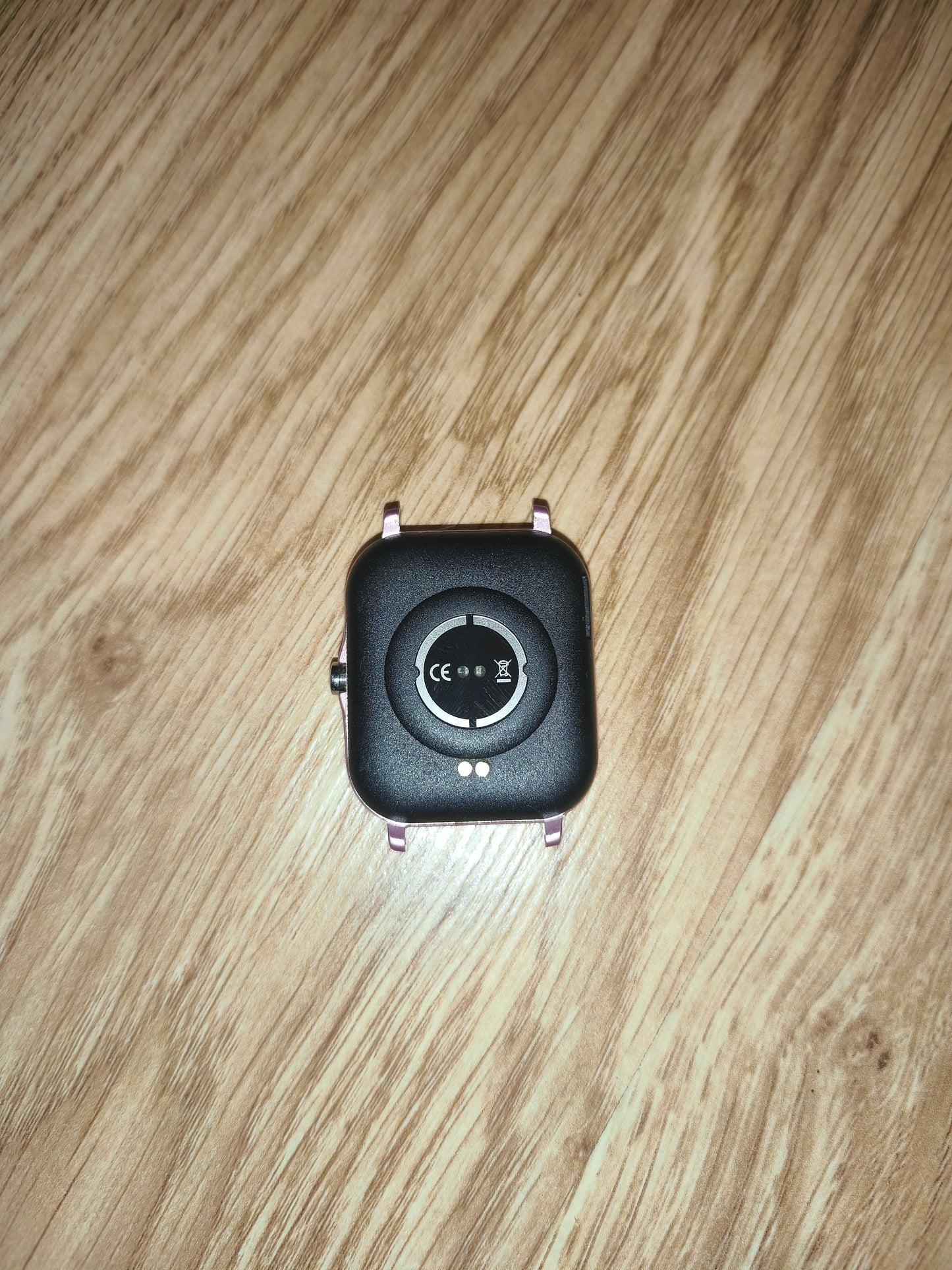 Rose Gold Square Smartwatch Dial Only – Untested / For Parts or Repair (No Strap/No Charger)