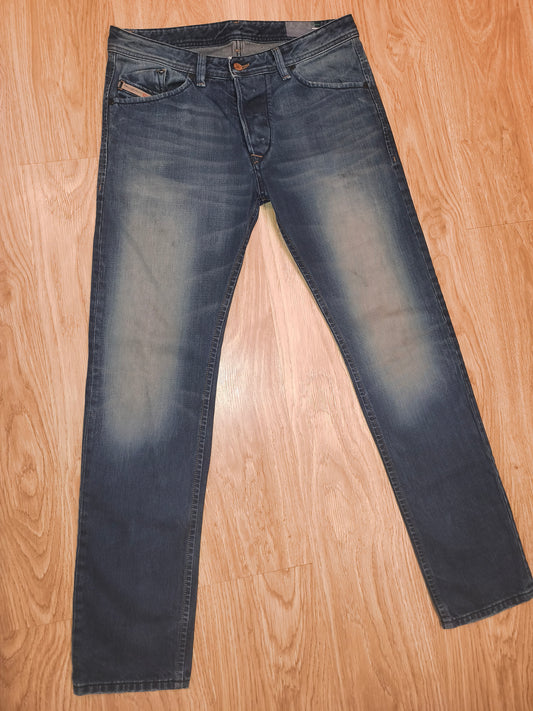 DIESEL Blue Eyecons 2012/2 Edition Jeans Men's Size 32 Made In Italy Cotton Blue