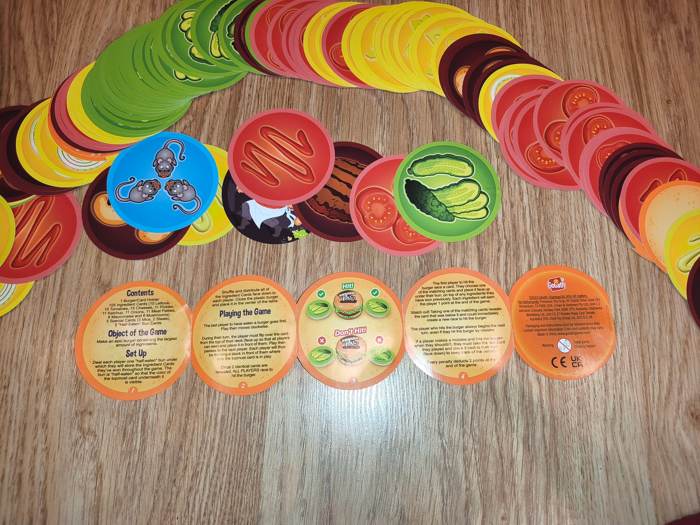 Goliath Burger Party Fast-Paced Family Card Game | Complete Card Deck & Rules