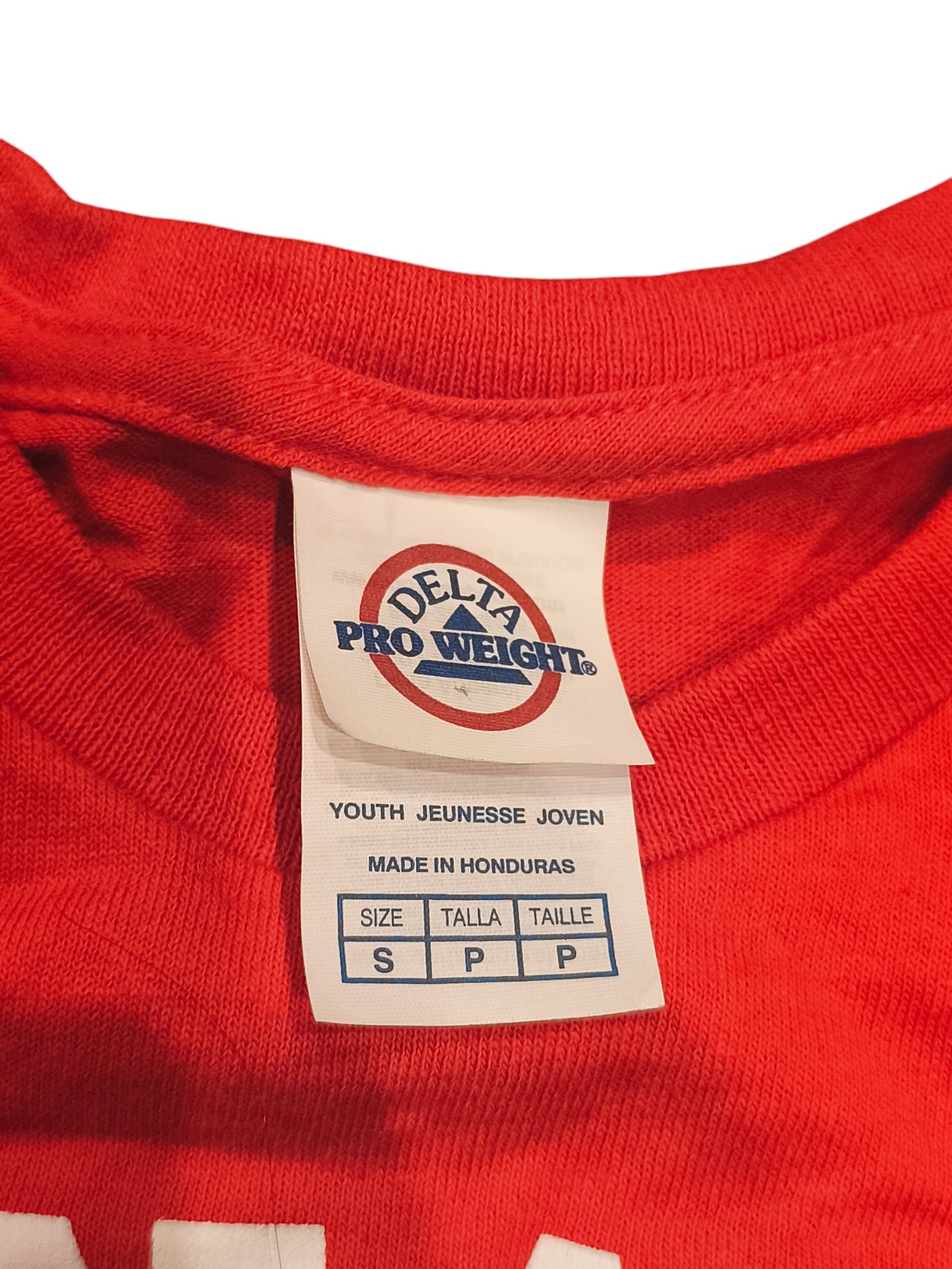 Delta Pro Weight Canada T Shirt Youth Small Red Maple Leaf Souvenir Graphic Tee