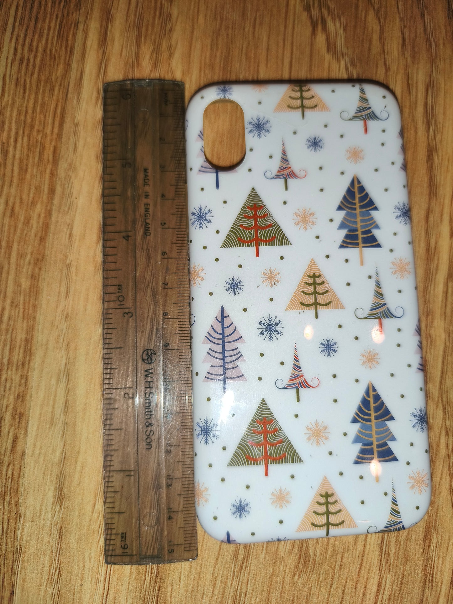 Festive Christmas Tree Print iPhone X/XS Case | Winter Holiday Phone Cover