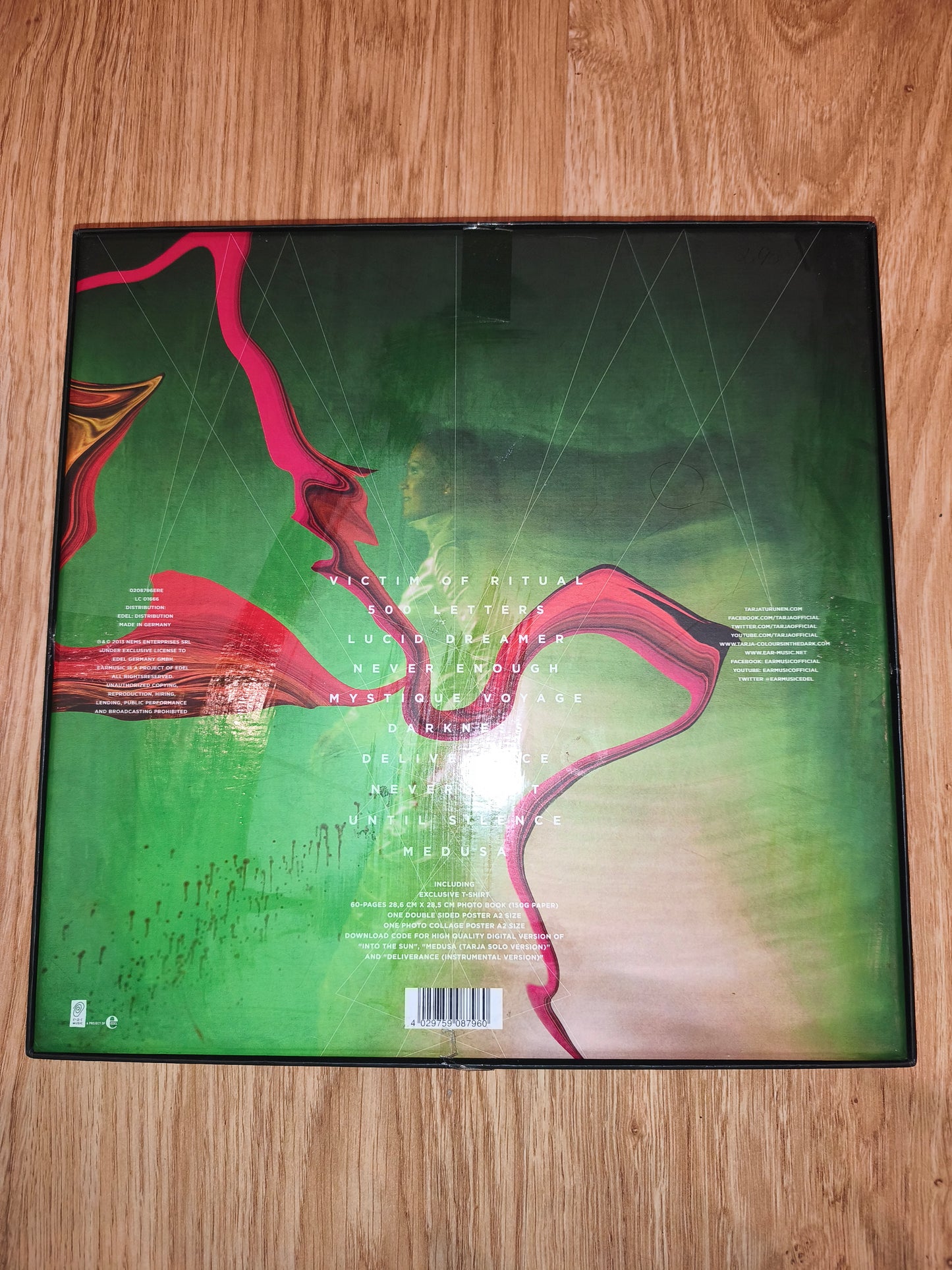 Tarja Colours in the Dark Special Limited Edition Box Set (2013) – Box, Photobook & Poster Only
