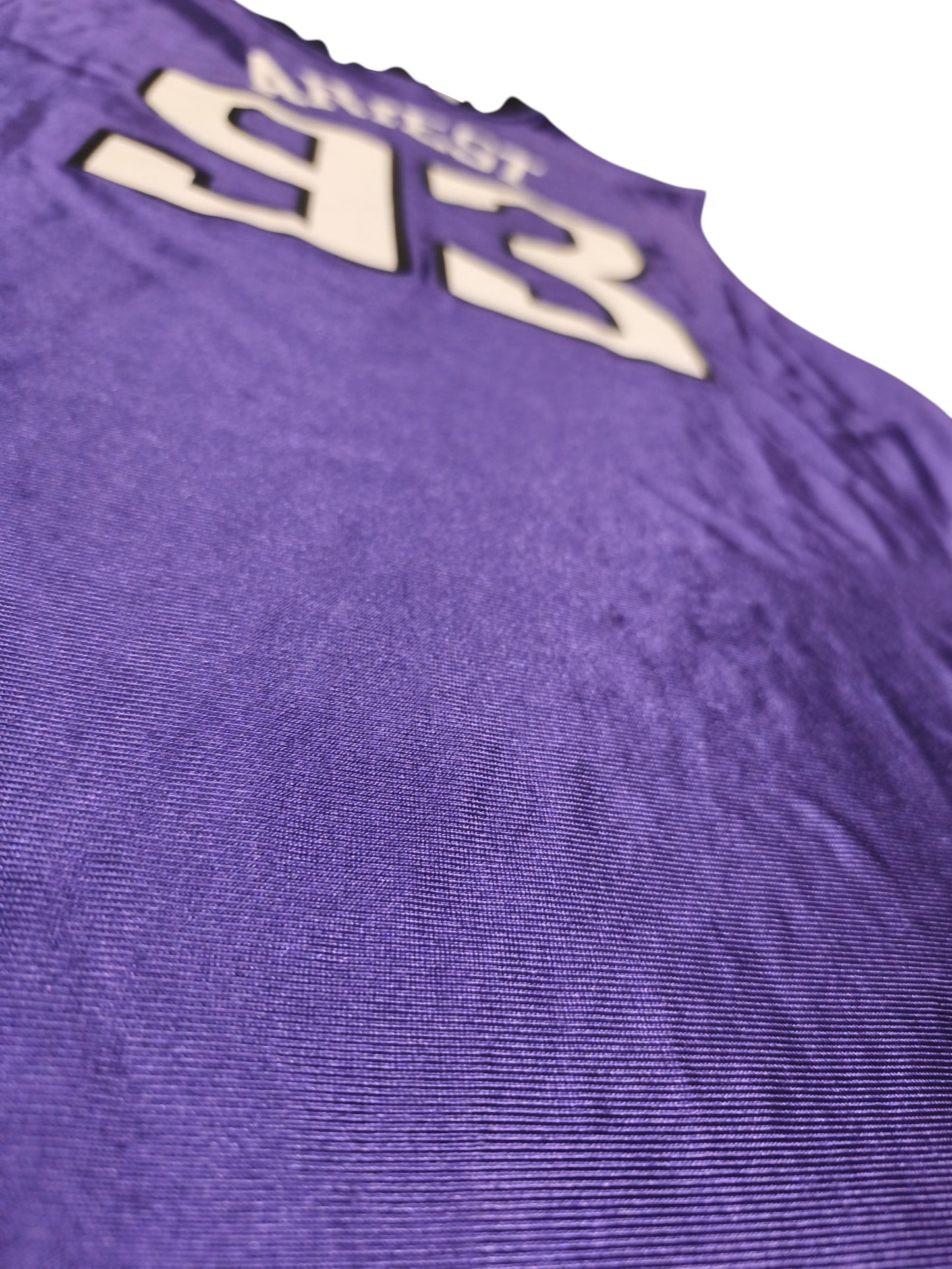 Vintage Ron Artest Sacramento Kings Jersey #93 Purple NBA Men's Size Large L