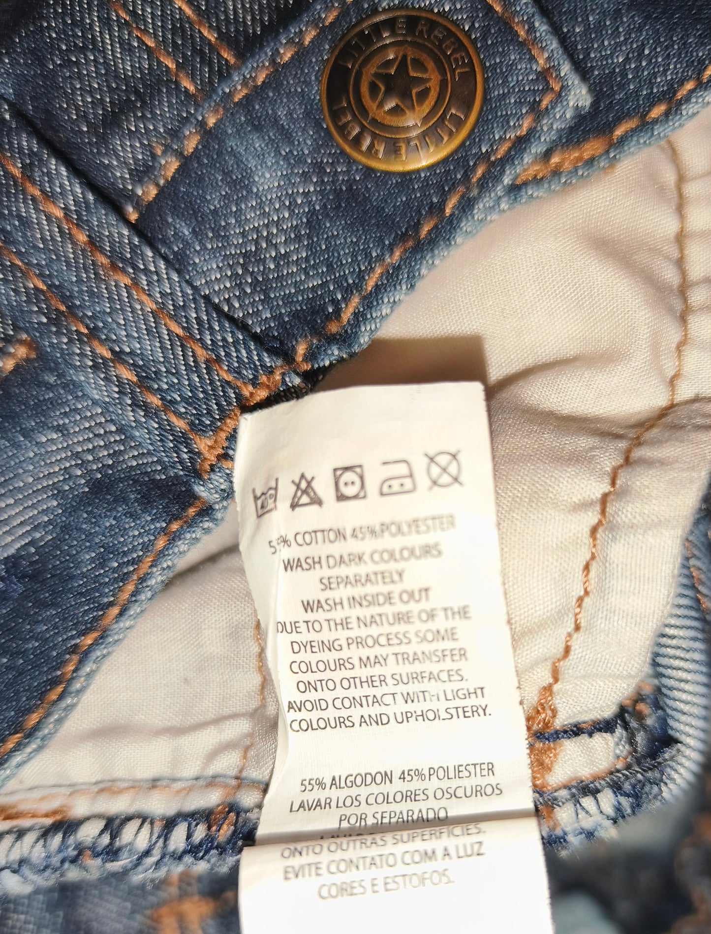 Little Rebel Toddler Denim Jeans – Size 12-18 Months (86 cm)