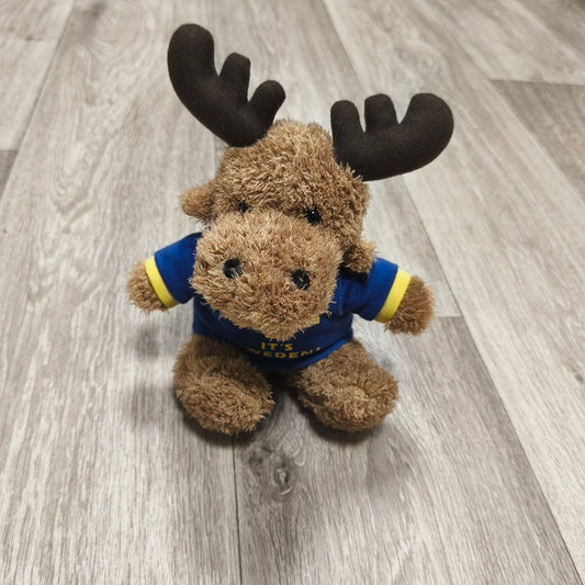 Nordiska Designkompaniet Sweden Moose Plush Stuffed Animal Toy Souvenir
