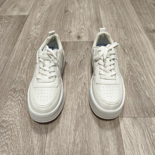 Raybestos European Style White Chunky Platform Low Top Sneakers Shoes Size EU 44