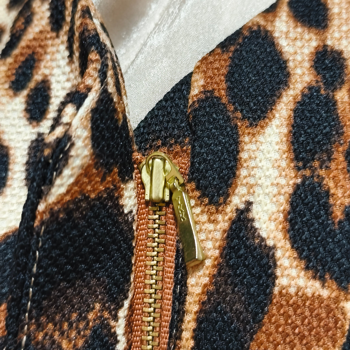 Jolie Moi Leopard Print Wrap Blazer Jacket UK 8 EUR 36 Belted Zip New