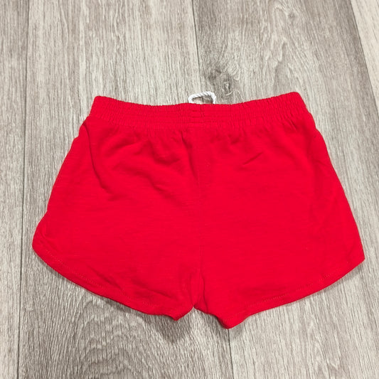 Tu Kids Red Shorts 5YRS 110CM 100% Cotton Drawstring Elastic Waist Summer