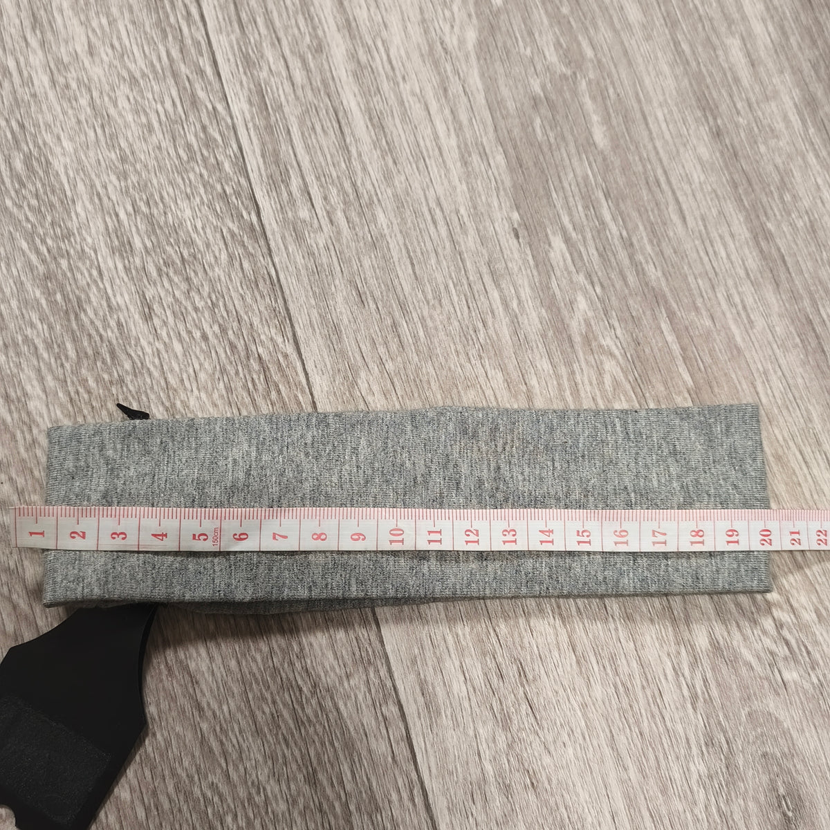 Grey Heather Stretch Jersey Headband Sweatband Hair Accessory New