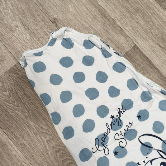 Disney Lilo Stitch Baby Sleeping Bag Sleep Sack Blue Polka Dot Goodnight Stars