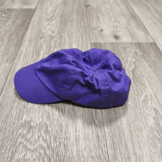 M&S Kids Purple Baseball Cap Hat Toddler 18-36 Months Adjustable Plain Sun Hat
