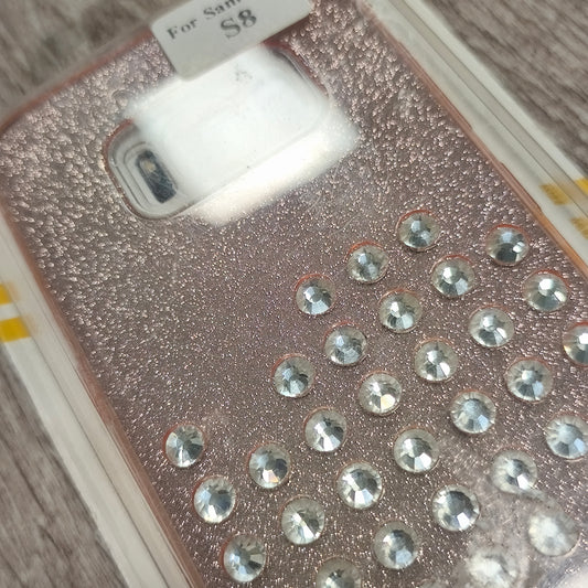 Gorilla Tech Samsung Galaxy S8 Case Rose Gold Bling Rhinestone Glitter Cover