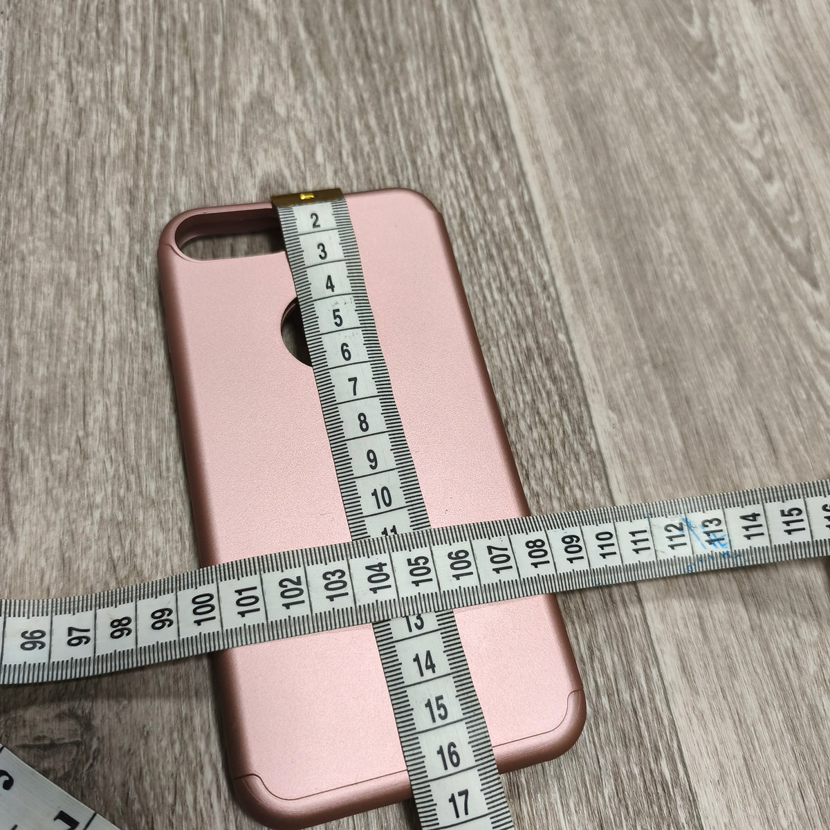 Rose Gold Phone Case Cover Protective Hard Shell Metallic Pink