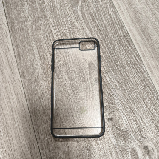 Clear Translucent Protective Phone Case Cover Black Bumper 14cm x 7cm
