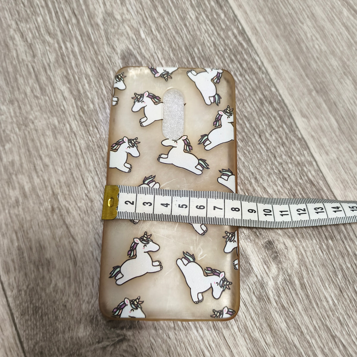 Unicorn Print Clear TPU Phone Case Cover Cute Pattern Protective Shell