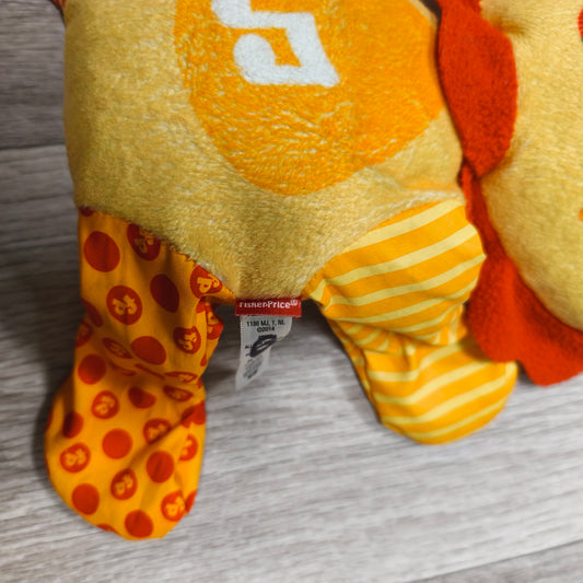 Fisher-Price Musical Plush Lion Baby Toy Yellow Orange CDC03 Untested