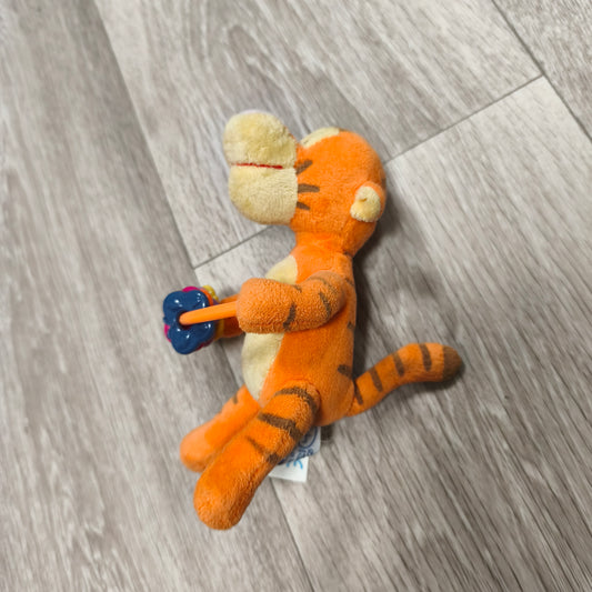Disney Baby Tigger Plush Activity Ring Toy Winnie The Pooh Soft Rattle