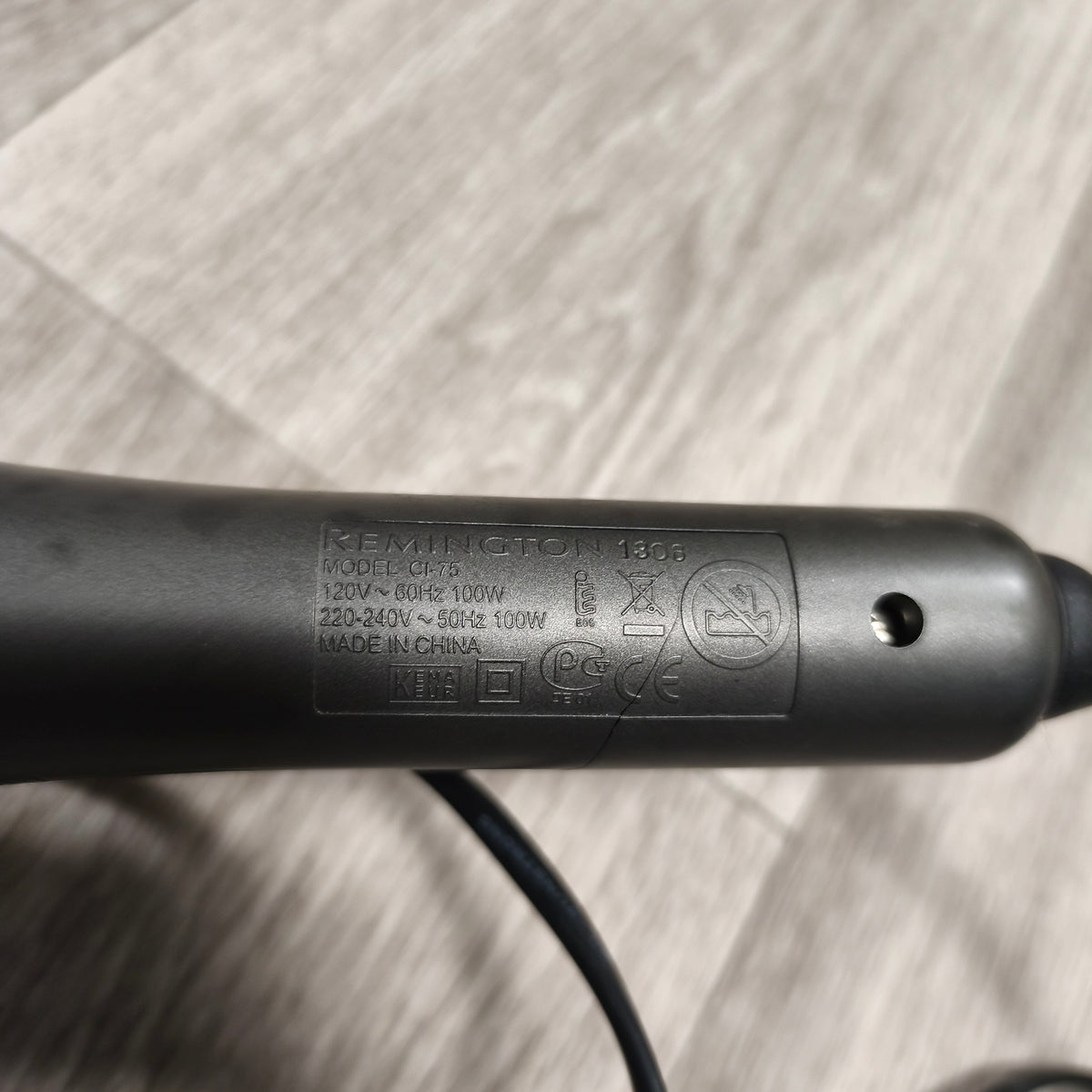 Remington CI-75 2x Protection Hair Curling Iron Hair Styler Waver