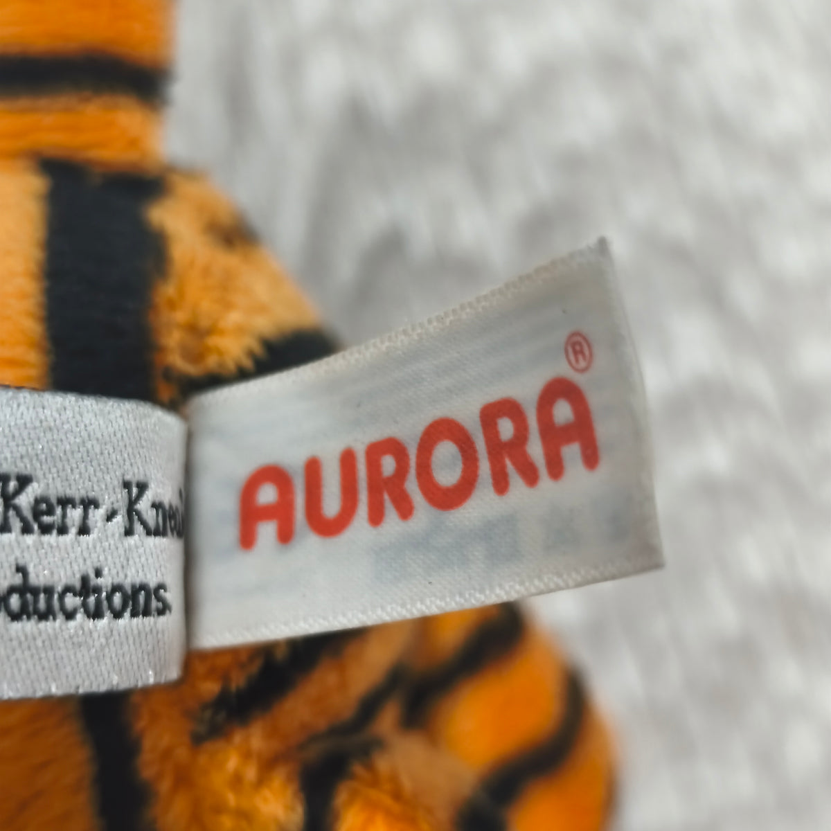 Aurora World The Tiger Who Came to Tea Plush Soft Toy Small Stuffed Animal 2019