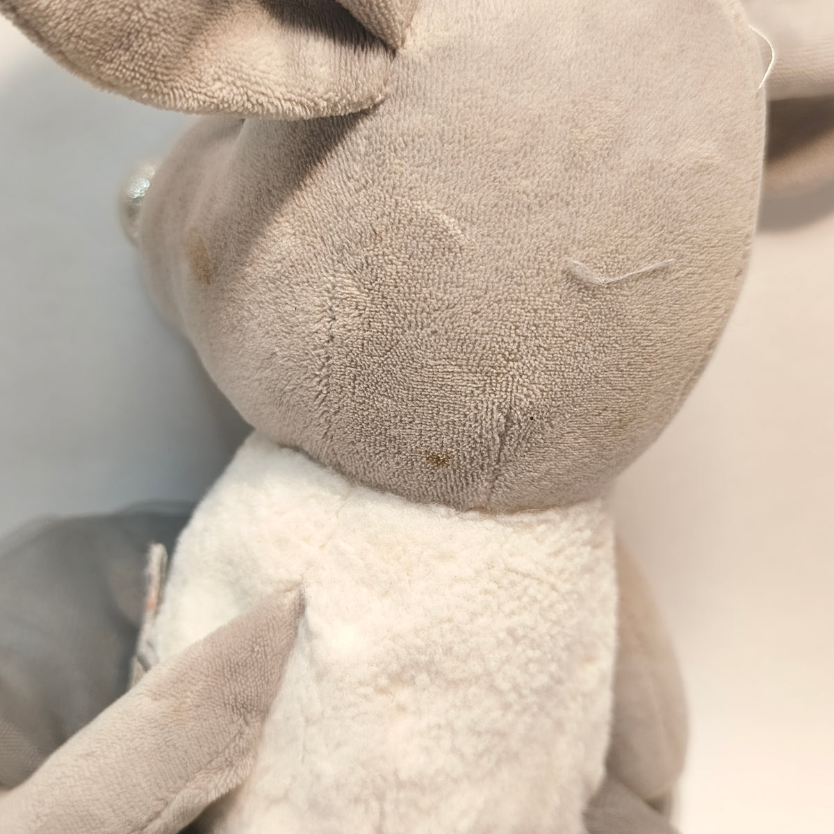 Plush Ballerina Mouse Stuffed Animal Toy Grey Tulle Tutu Dress Star Shoes