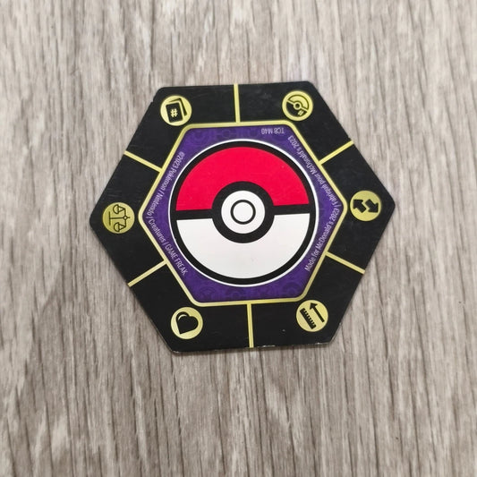 Pokemon McDonald's 2023 Match Battle Hexagonal Pikachu Spinner Token TCB M40