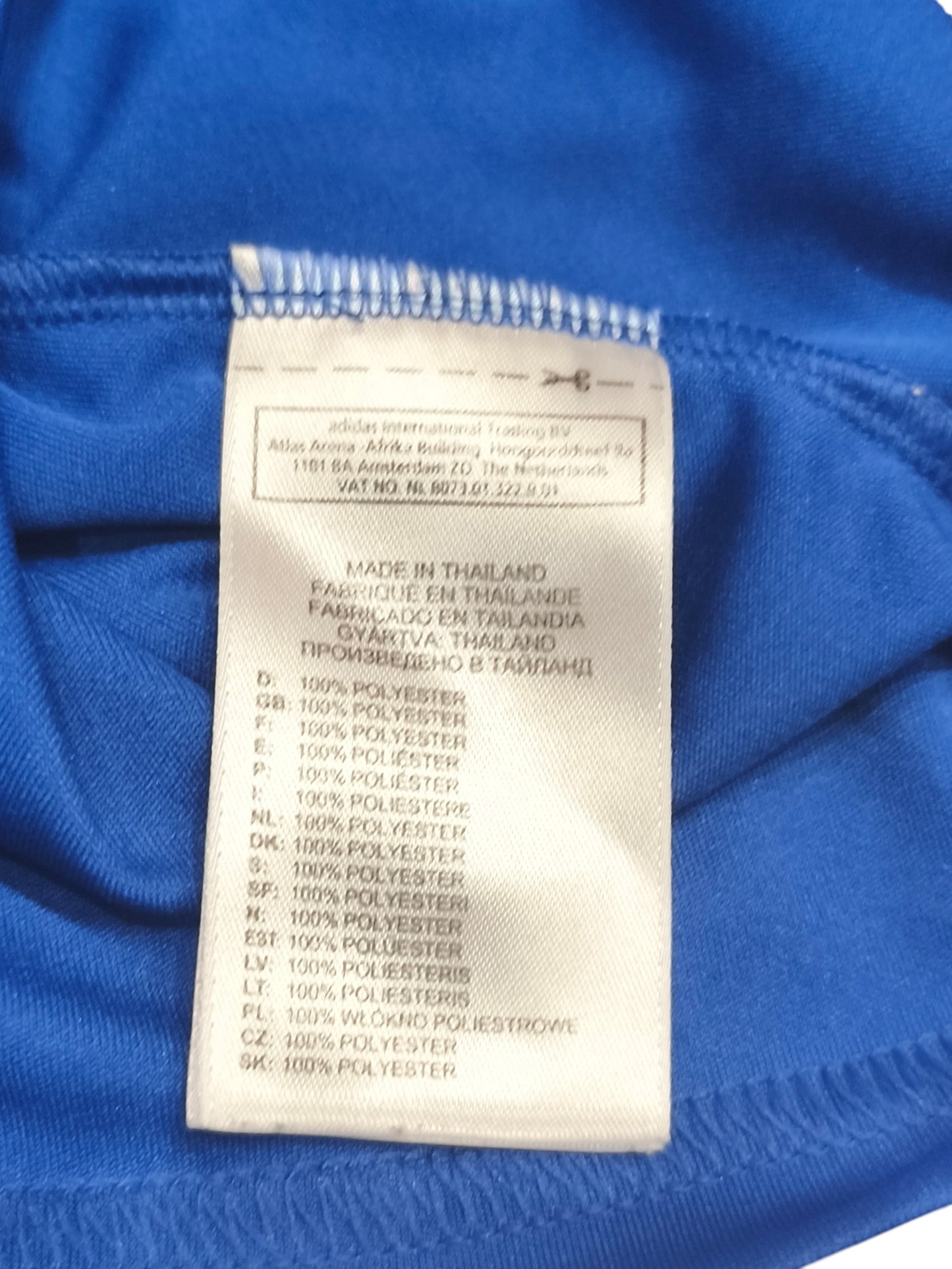 Adidas Lapuan Virkiä Football Shirt Blue White Jersey #11 Men’s Size S Climalite