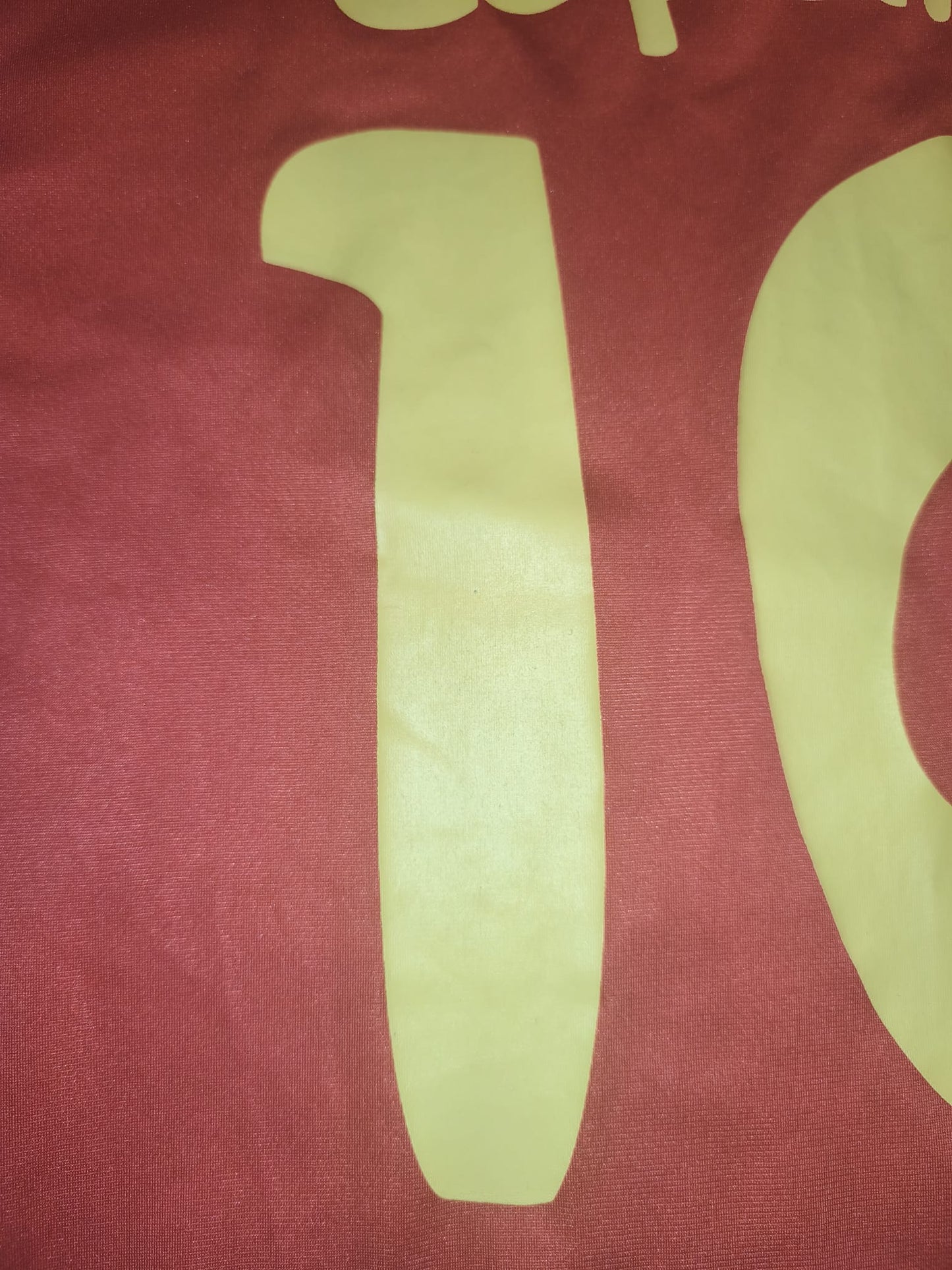 Spain FIFA World Cup 2014 Brasil Fan Shirt Jersey Red España #10 Size XL