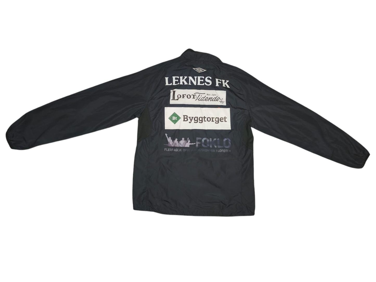 Umbro Leknes FK Training Drill Top Jacket Men's Small S Black Football Shirt LFK