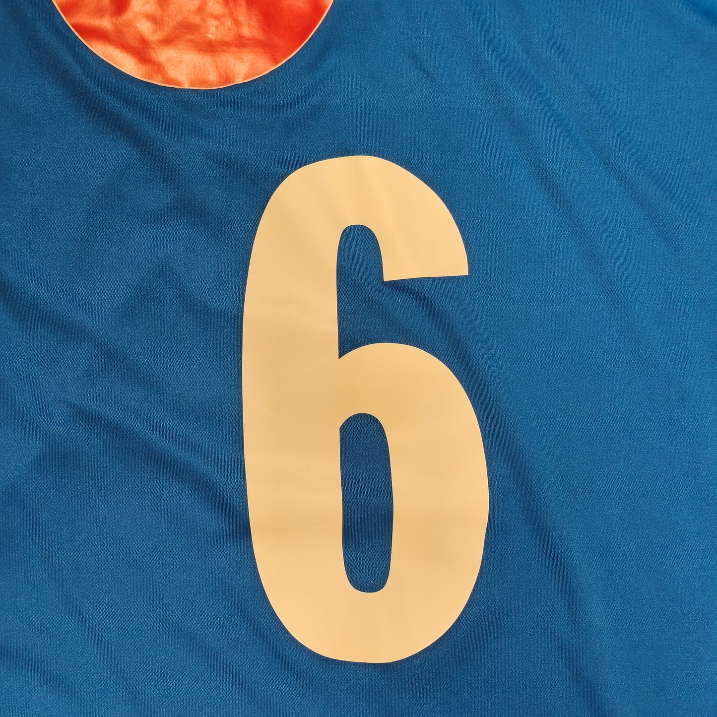 Kappa Blues Volley Volleyball Jersey Shirt #6 Blue Mens Size Medium 2012