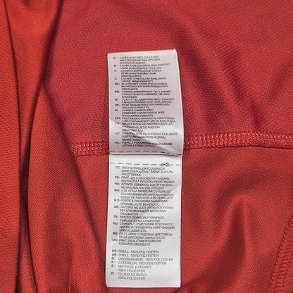 Adidas Mens Climalite Red Short Sleeve Football Training Jersey Shirt Size M #19