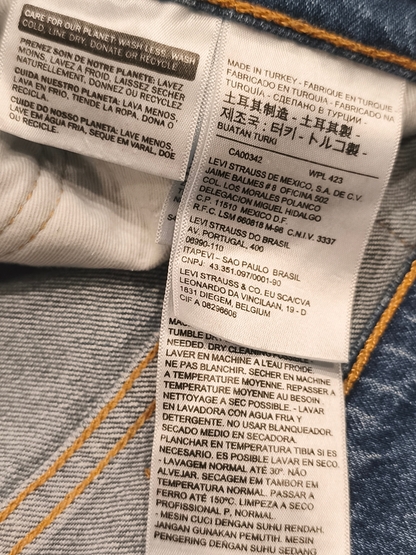 Levi's 512 Slim Taper Fit Jeans Men’s Size 36x32 Medium Wash Denim Blue