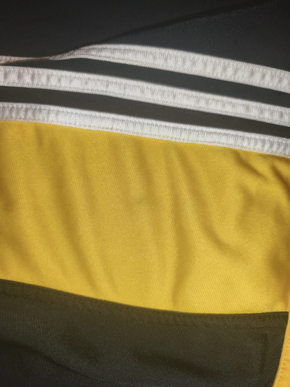 Vintage 2002 Adidas Åsbro GoIF Golf Magic Track Jacket Yellow Black Men's Size M