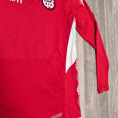 Umbro EPS Espoo Football Shirt Soccer Jersey Red Long Sleeve Size XS #6