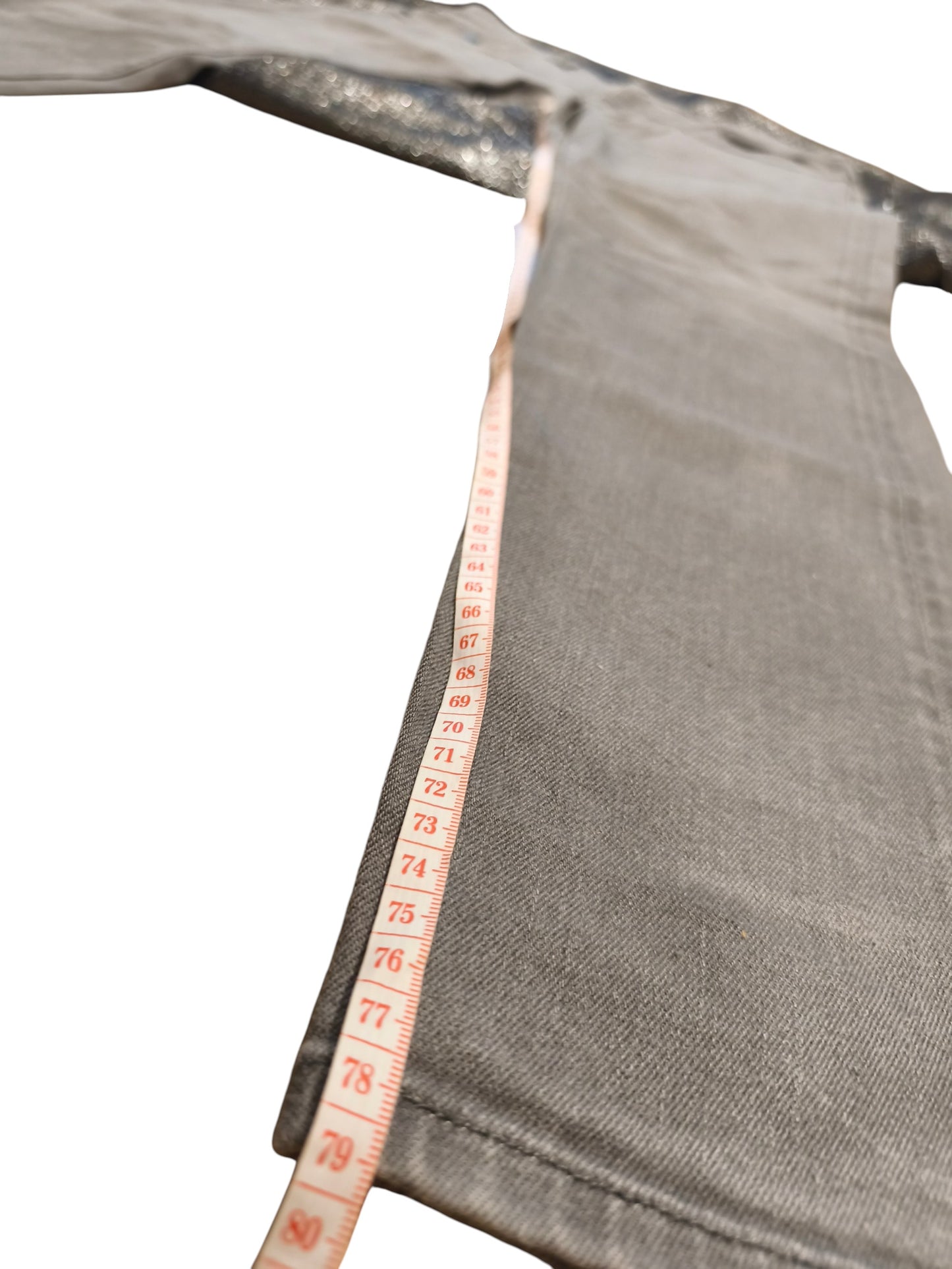 BOSS Hugo Boss Men's Grey Stretch Slim Jeans 34x32