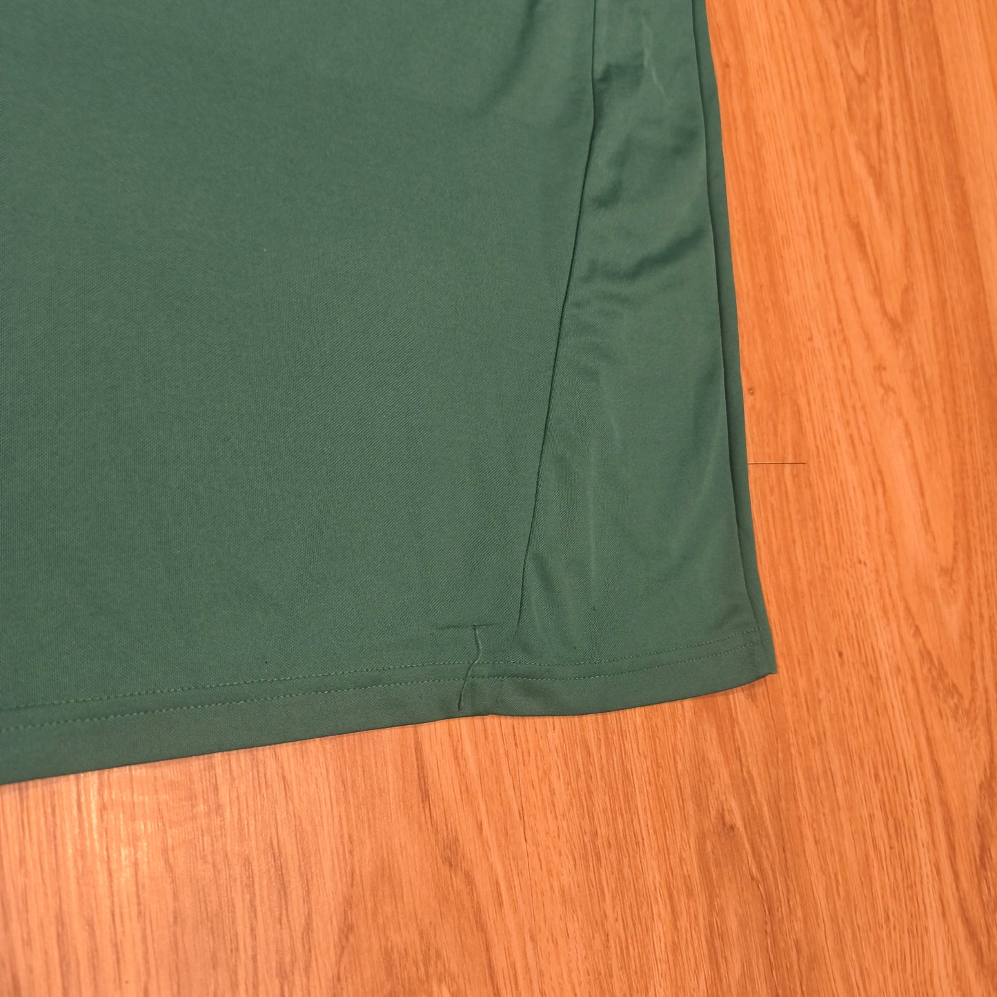 Adidas Mens Green Climalite Short Sleeve Soccer Jersey Shirt Keuda Tuusula #4