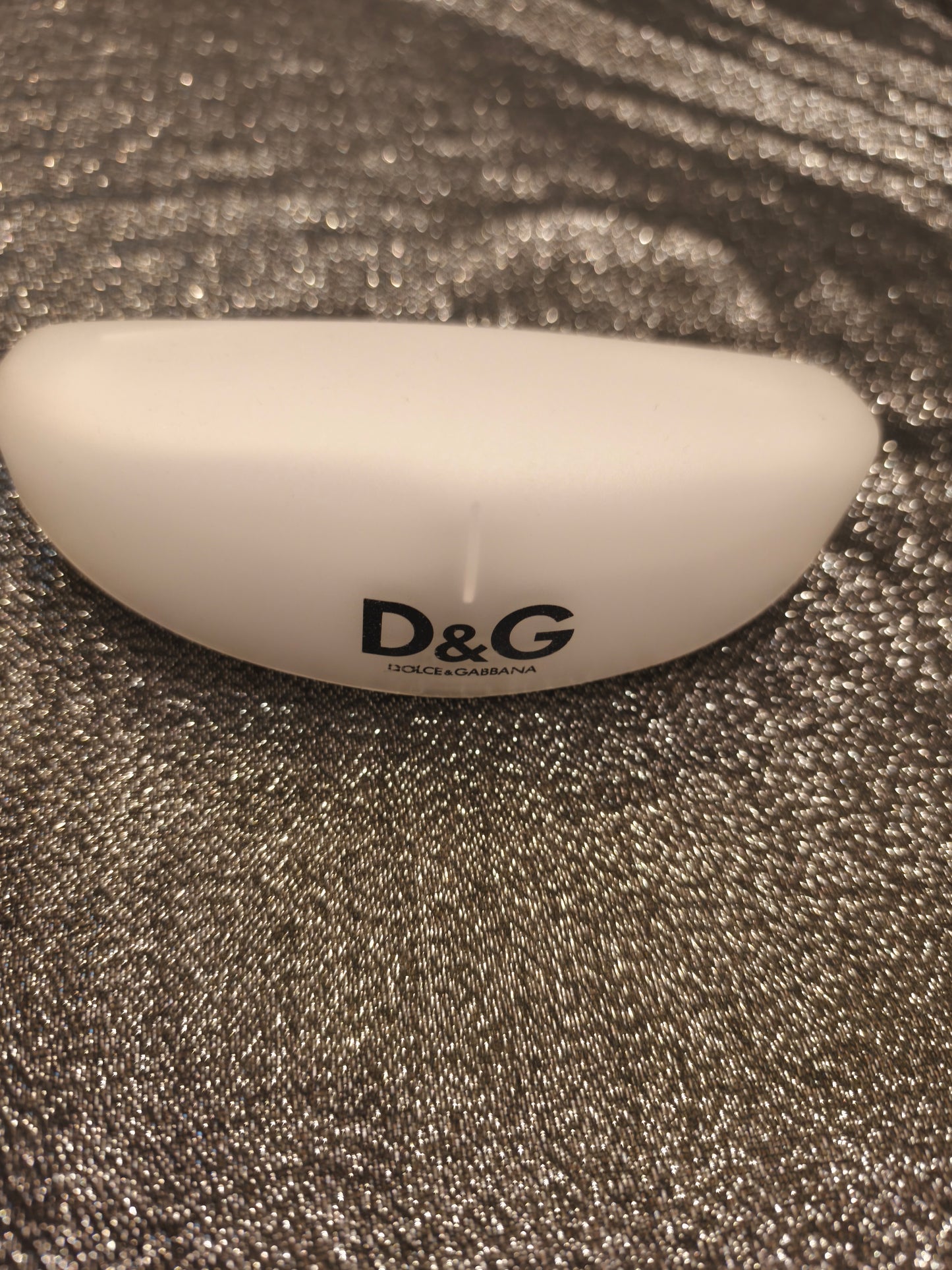 Dolce & Gabbana White Eyeglass Frames Vintage 2000s DG 850 Italy Eyeglasses Case