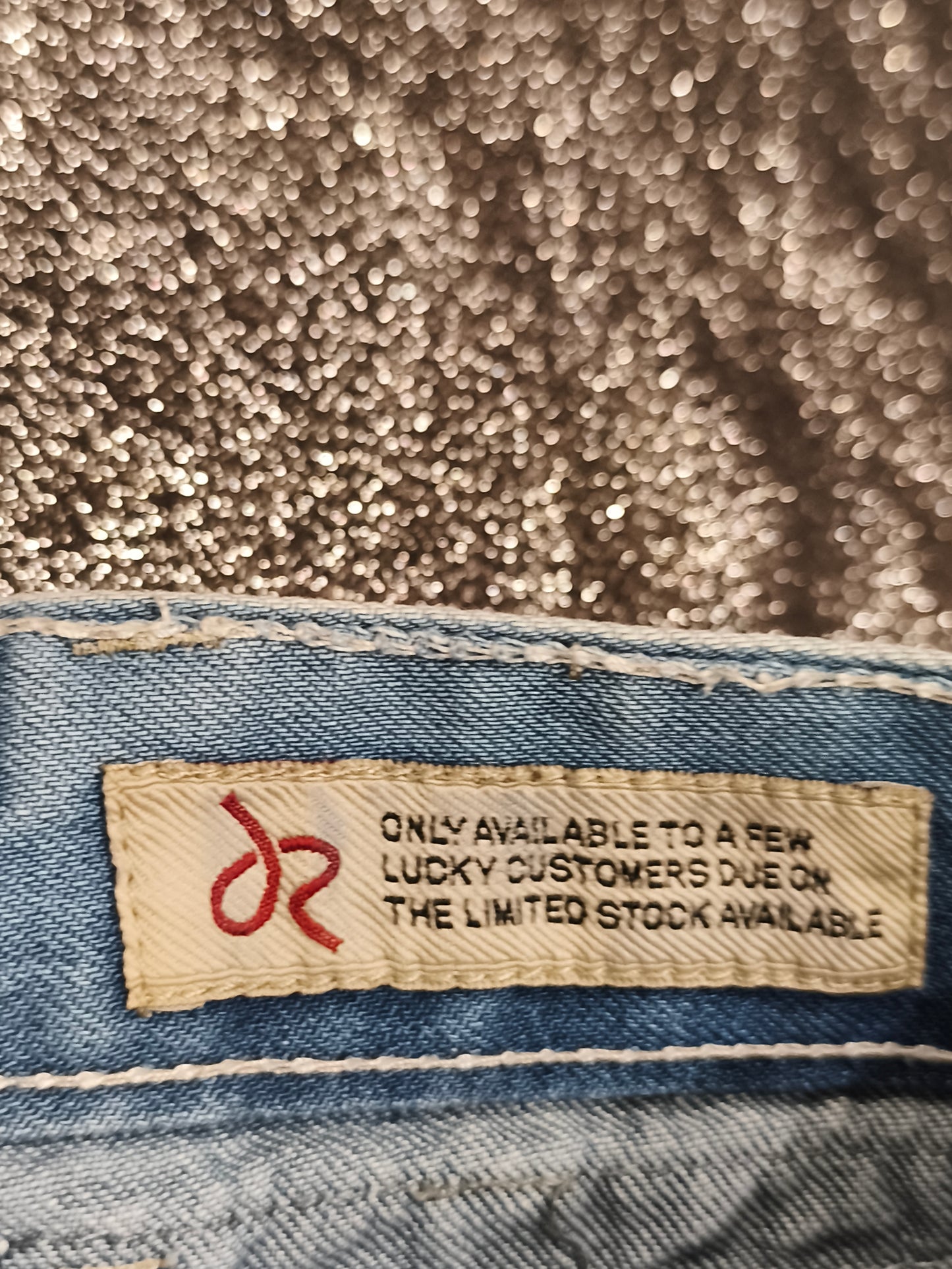J Rag Famous Denim Mens Blue Jeans Size 30 Distressed Studded Y2K JR3117