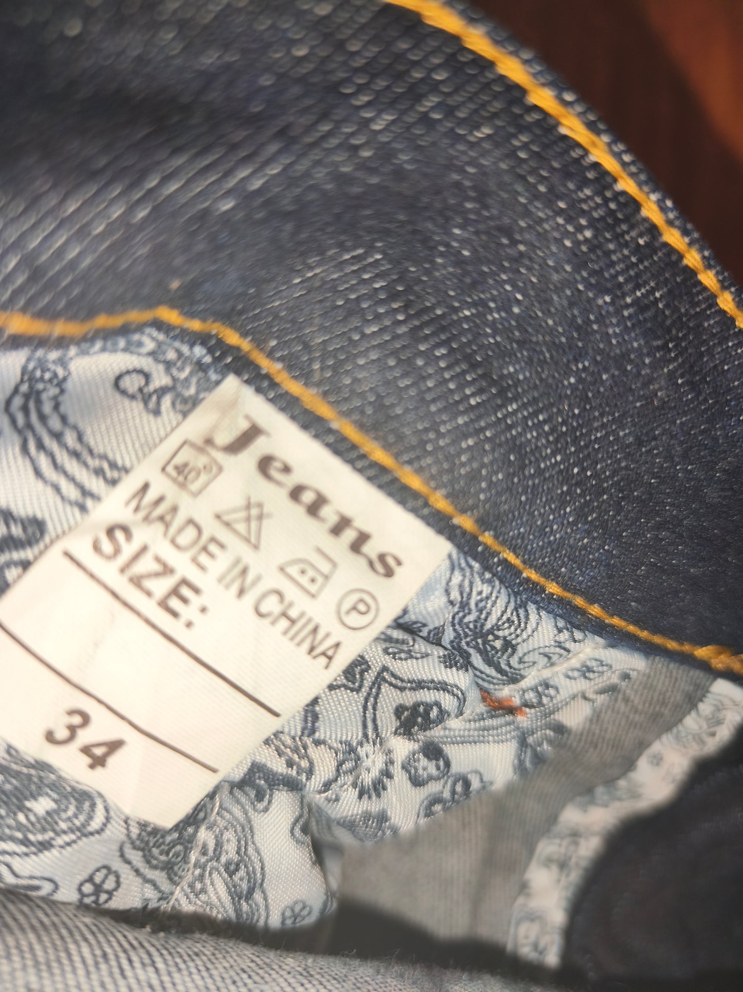 Beverly Hills Polo Club Men’s Dark Wash Distressed Slim Fit Jeans – W34