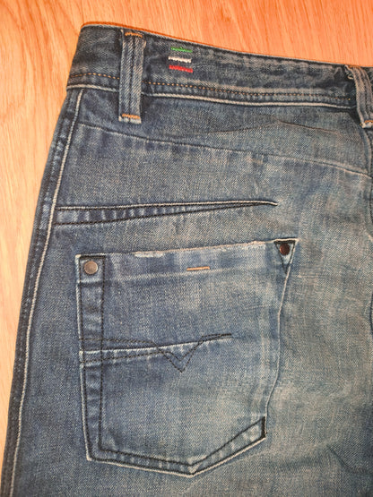 DIESEL Blue Eyecons 2012/2 Edition Jeans Men's Size 32 Made In Italy Cotton Blue